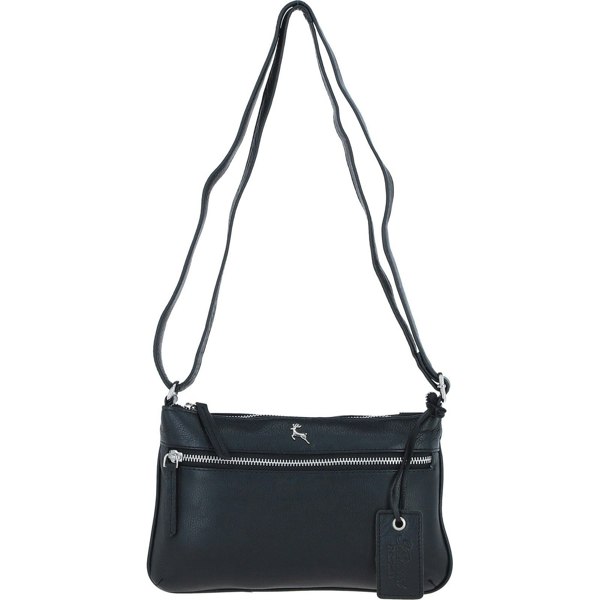 'Swansea' Real Leather Crossbody Bag: swansea
