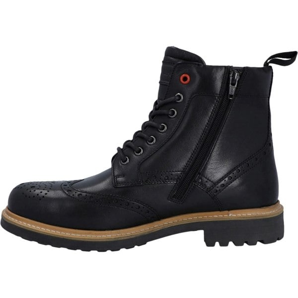 Hunter model Cawdor Brogue Ankle Male in Black