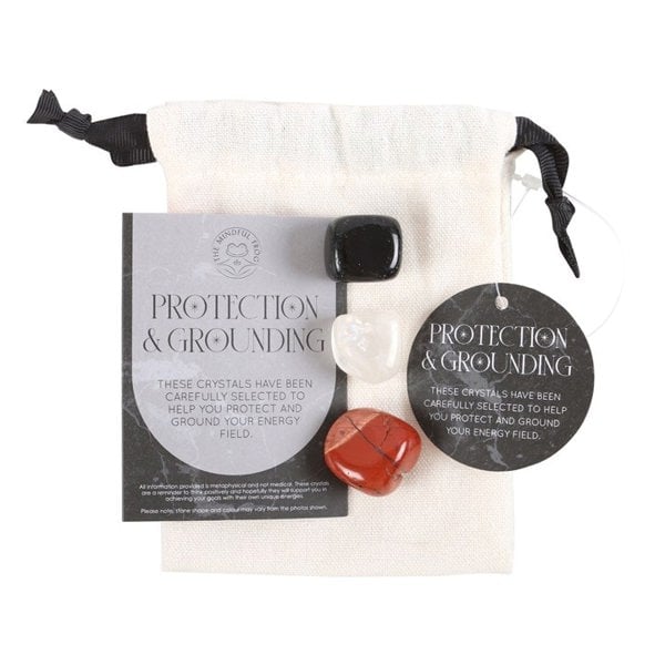 Serano Protection & Grounding Healing Crystal Set