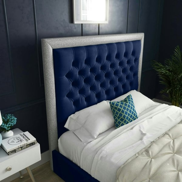 DS Living Cheltenham Bed - Double - 4ft6 - Blue