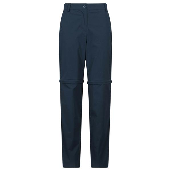 Mountain Warehouse Womens/Ladies Delta Stretch Zip-Off Trousers - Navy - 