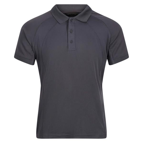 Regatta Professional Mens Coolweave Short Sleeve Polo Shirt - Iron
