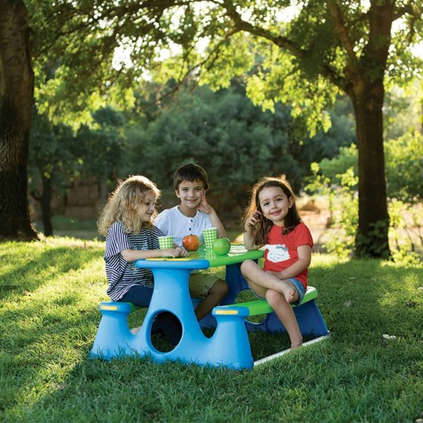 Berkfield Picnic Bench for Children 89.5x84.5x48 cm Polypropylene