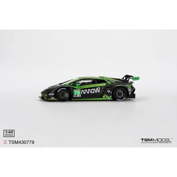 MCSlots Lamborghini Huracan GT3 EVO2 #78 Forte Racing 2023 IMSA Daytona 24Hrs 1:43 Scale TSM430779