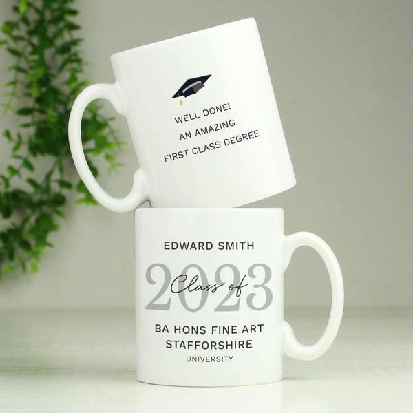 Personalised Graduation Mug | Class of [Year] Custom Gift - lifestyle shot