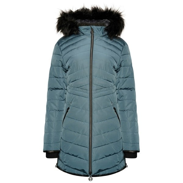 Dare 2B Women's Striking III Long Length Padded Jacket - Orion Grey/Orion