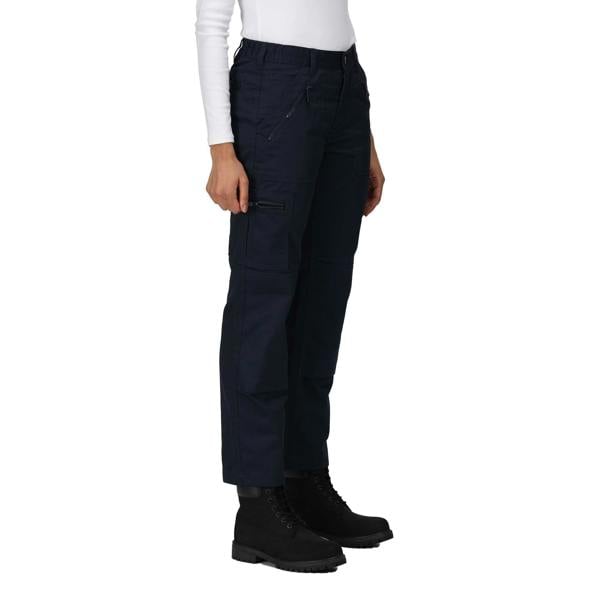 Regatta Professional Womens/Ladies Pro Action Stretch Trousers - Navy - 