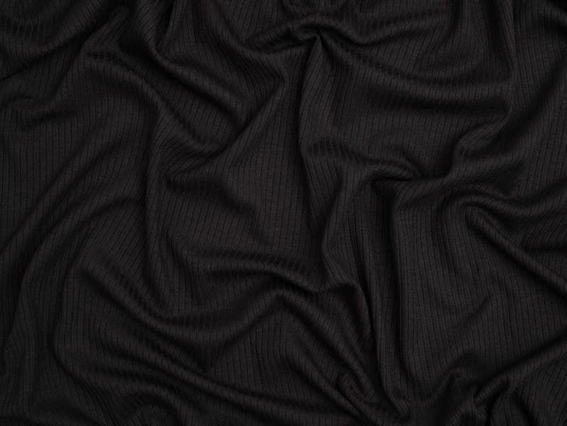 Minerva Core Range Heavy Viscose Rib Stretch Knit Fabric - Plain Design Dressmaking Fabric, 130 cm / 52" Wide - per metre