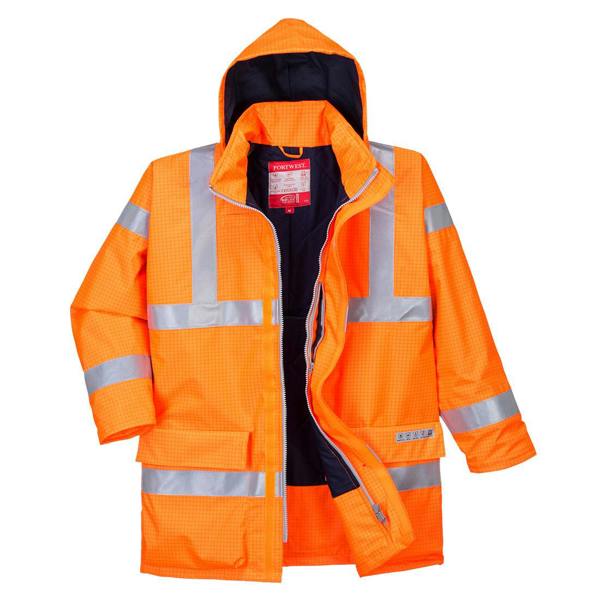 Bizflame Rain Hi-Vis FR  Winter Jacket Portwest