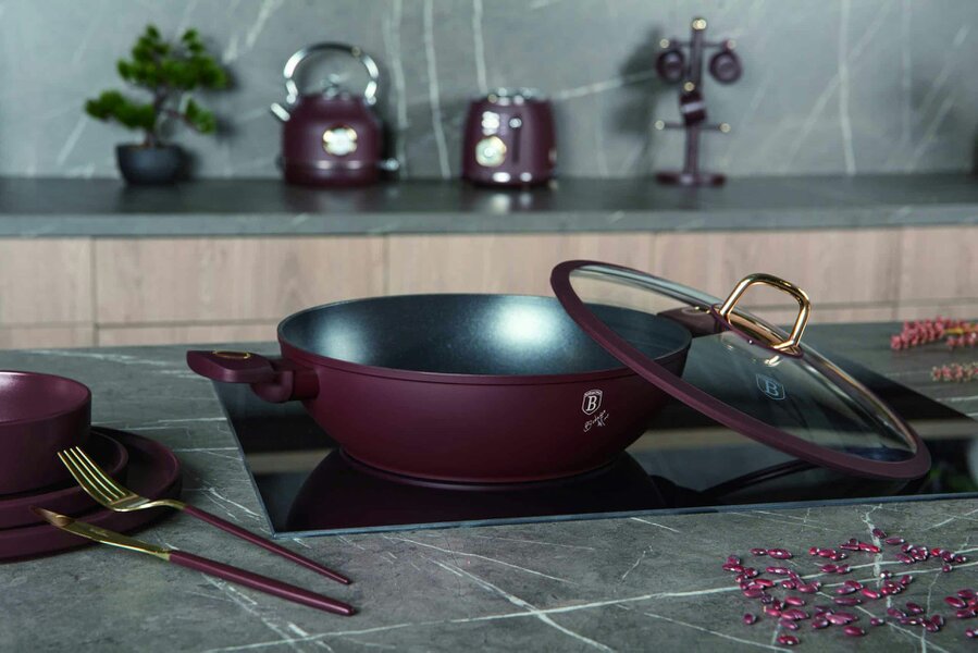 Berlinger Haus 30 cm Wok with Lid BH8035 Leonardo Collection