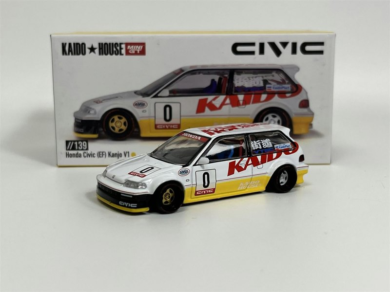 Mini GT Honda Civic EF Kanjo V1 1:64 Scale Kaido House Mini GT KHMG139