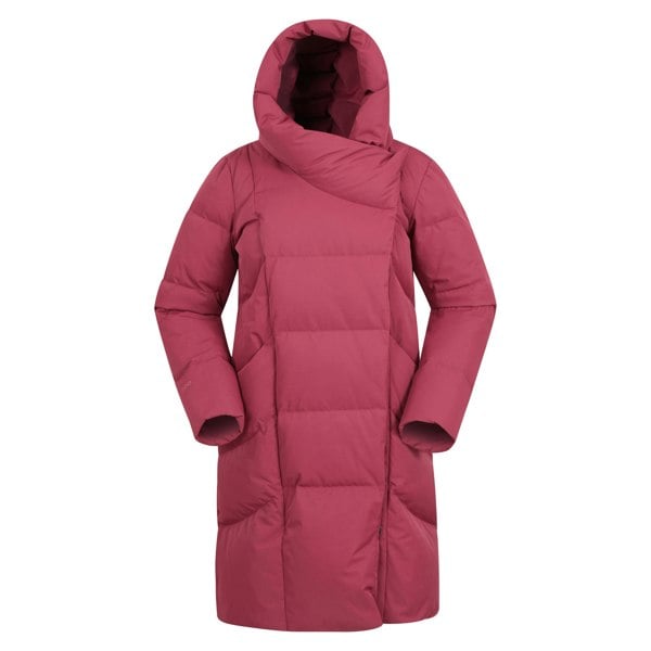 Mountain Warehouse Womens/Ladies Cosy Extreme II Wrap Down Jacket - Burgundy