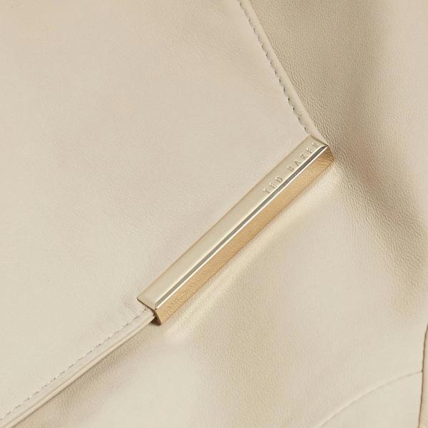 Ted Baker WMO RIYOZE Leather Cropped Wrap Jacket 4