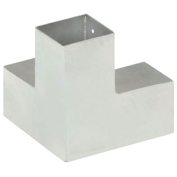Berkfield Post Connector Y Shape Galvanised Metal 81x81 mm