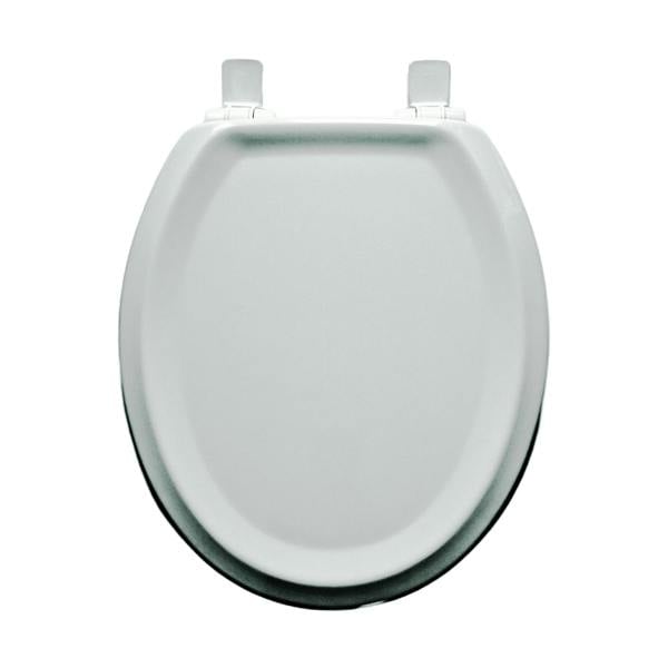 Bemis Whisper Grey Wood Slow Close Toilet Seat - 492 - Whisper Grey