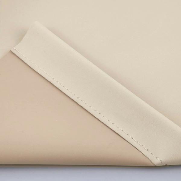 A.Unique Home Trimmable Blackout Roller Blind - 5FT - CREAM - 150cm(W) x 170cm(L)