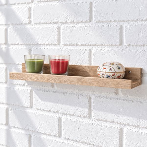 Core Products Dura Display Shelf Kit, Lipped Edge, Foiled Finish - Oak-Effect