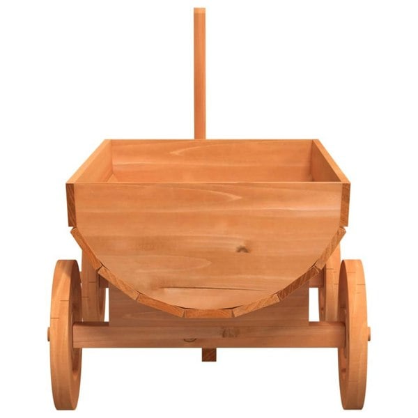 Berkfield Decorative Wagon 70x43x54 cm Solid Wood Fir