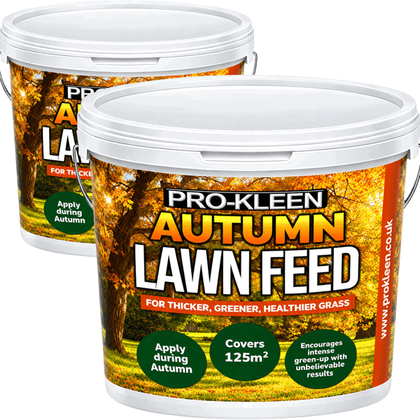 ProKleen Pro-Kleen Autumn Lawn Feed Fertiliser - Encourages Grass Green Up & Prevents Lawn Disease - Covers up to 200m2 5kg