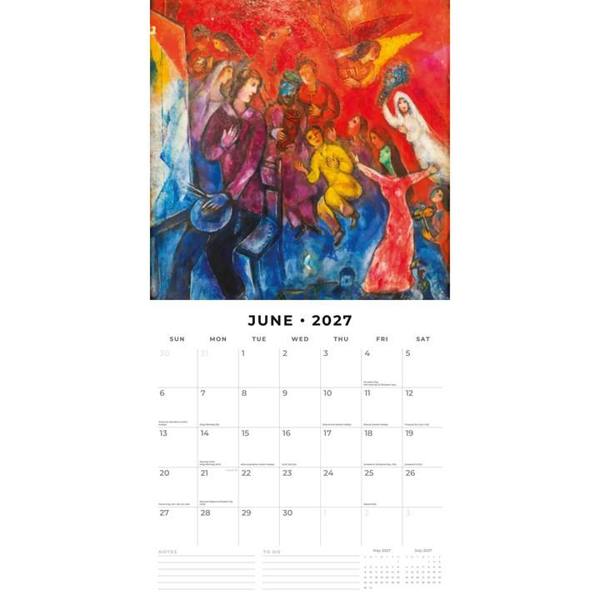Chagall Calendar 2027, Wall Calendars, Month To View, Art, Gift