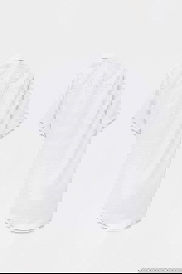 ENORSIA Mens Solid Short Sleeve Shirt