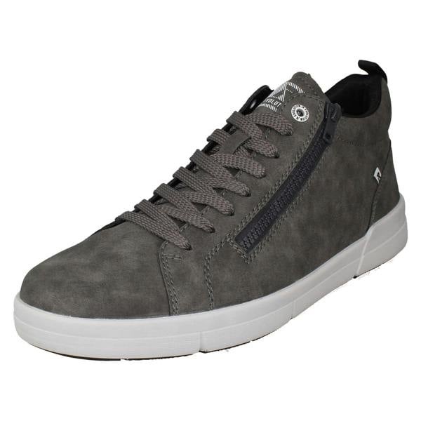 Rieker Mens Rieker Revolution Zip and Lace Up Casual Boots 07160