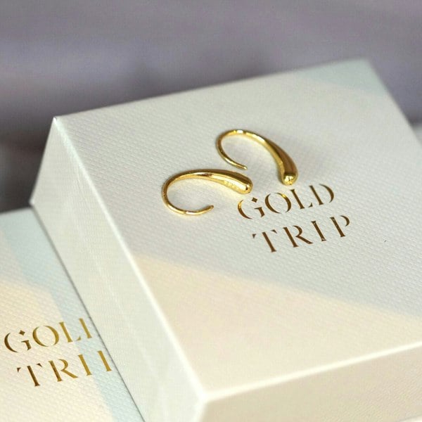 Gold Trip Water Drop Earrings & Ring Gift Set