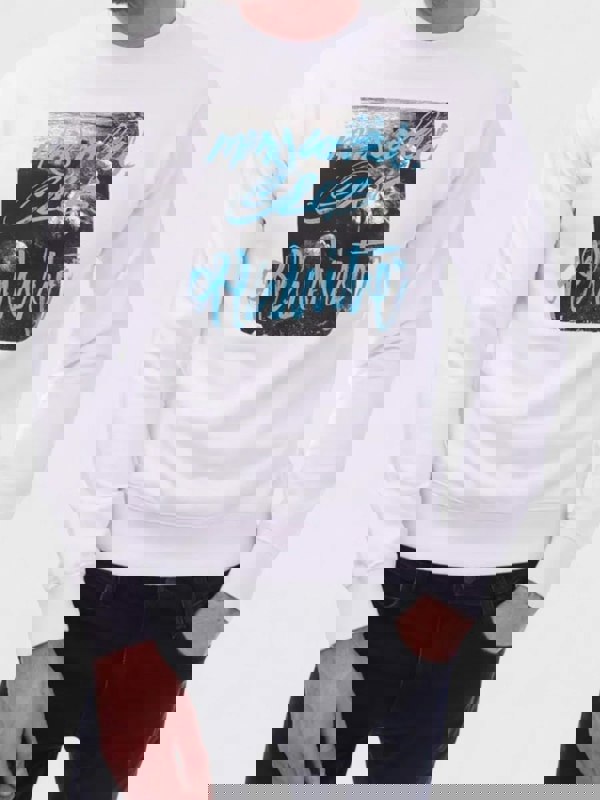 Off-White Graphic Crewneck Logo Print White