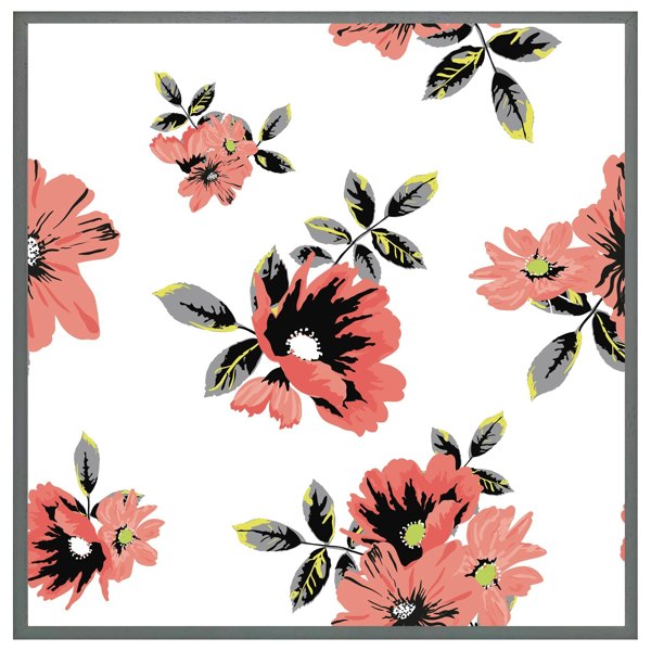Benjamin Tate Design Pink flowers (Picture Frame)