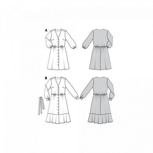 Burda Sewing Pattern 6237 Dresses For Women, Sizes 8-18 - Easy