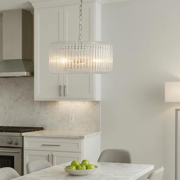 Pagazzi Lighting May 3-Light Chrome Ceiling Pendant