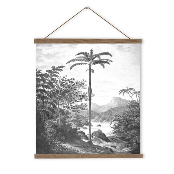Love Frankie Monochrome Palm Jungle Wall Hanging
