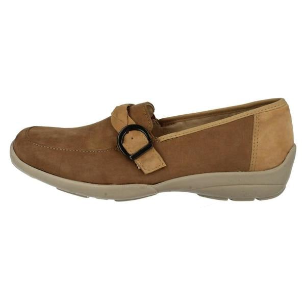 DB Shoes Ladies Easy B Wide Fitting Slip On Loafers Cork