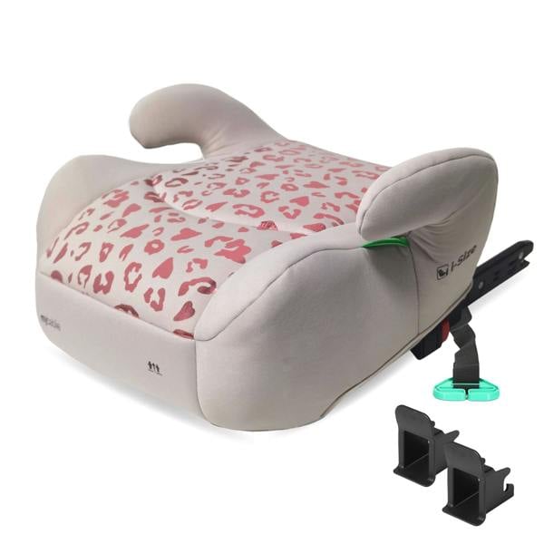 My Babiie MBCSB20 Booster R129 Car Seat with ISOFIX - Pink Leopard