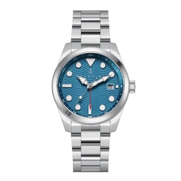 Nautis Lenzi Bracelet Watch - Silver/Teal - NAUN106-4