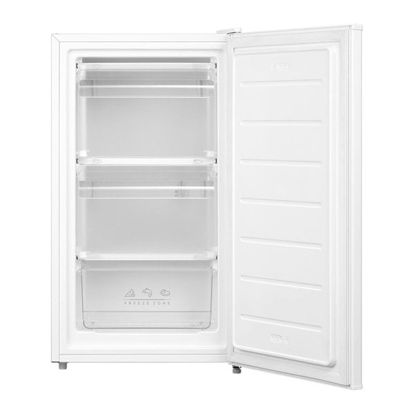 COMFEE RCU60WH2(E) 60L Under-Counter Fridge, 48cm Upright Adjustable Thermostat, Reversible Door, 4-Star Freezer Rating, White (Energy Class E)