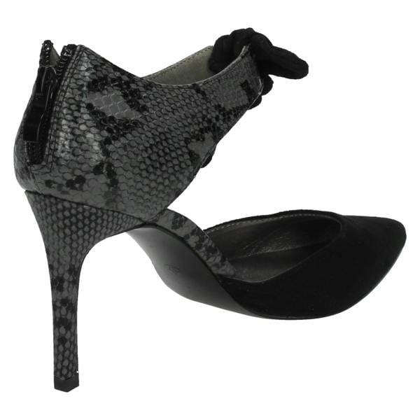 Spot On Ladies Spot On Bow Detail Court Shoe