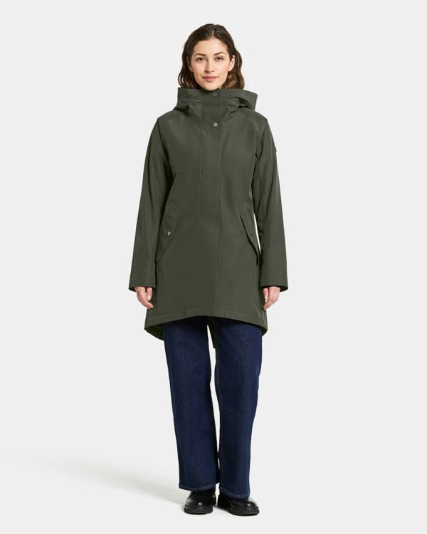 Didriksons Alana Womens Parka - Deep Green 300