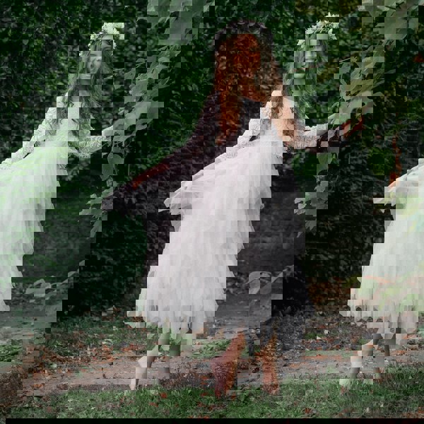 'Bohemian Spirit Dress in Ivory Cream'
