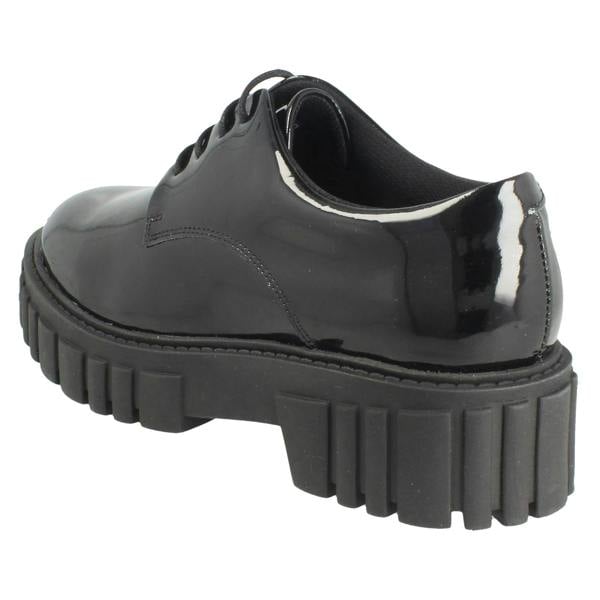 Clarks Ladies Clarks Chunky Sole Lace Up Smart Shoes Page Walk