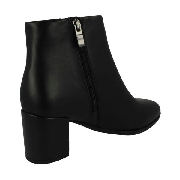 Clarks Ladies Clarks Elegant Heeled Ankle Boots Freva55 Zip