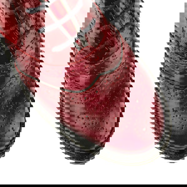 Embassy London Brick Lane Boots - Claret - Women's dark red leather oxford boot with brogue styling