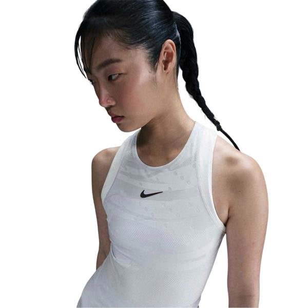 Nike Womens/Ladies Oz Open Tank Top - Grey/White - 