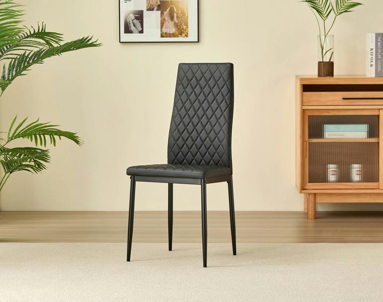 Emily Leather Comfort Dining Chairs - Set of 4 - Madefor.Living