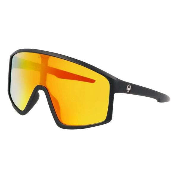 Dragon AMPED - Matte Black with Lumalens Red Ionized Lens