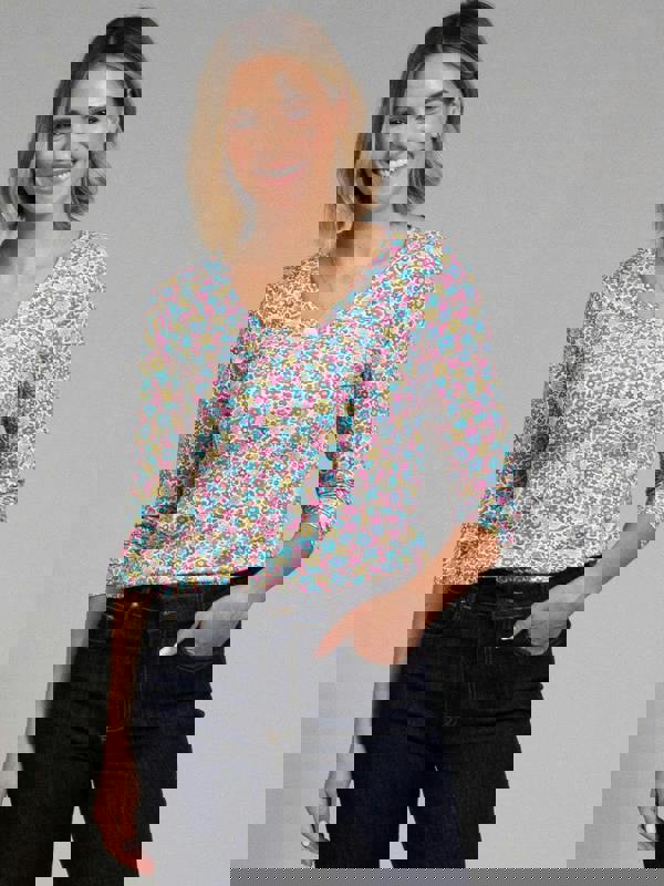 Kite Womens Organic Tarrant 3/4 Sleeve Jersey T-Shirt Born To Bloom