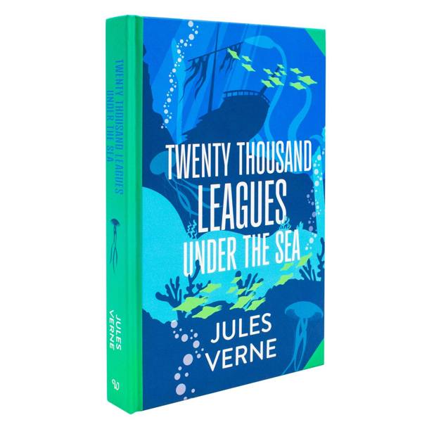 Twenty Thousand Leagues Under the Sea by Jules Verne (Deluxe Hardback Sprayed Edge Edition)