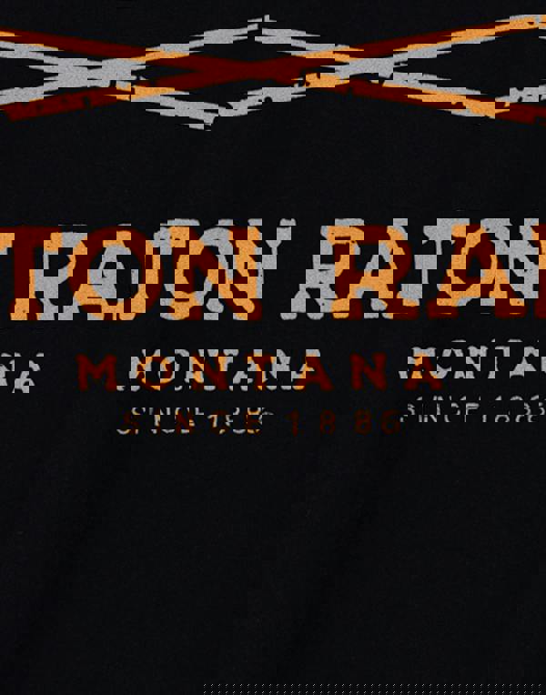 Yellowstone Mens Black Dutton Ranch Short Sleeved T-Shirt