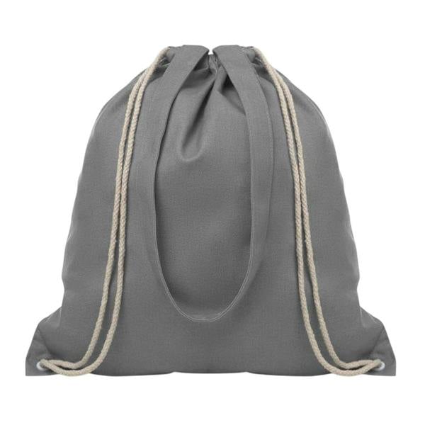 MidOcean Moira Canvas Drawstring Bag - Grey - 
