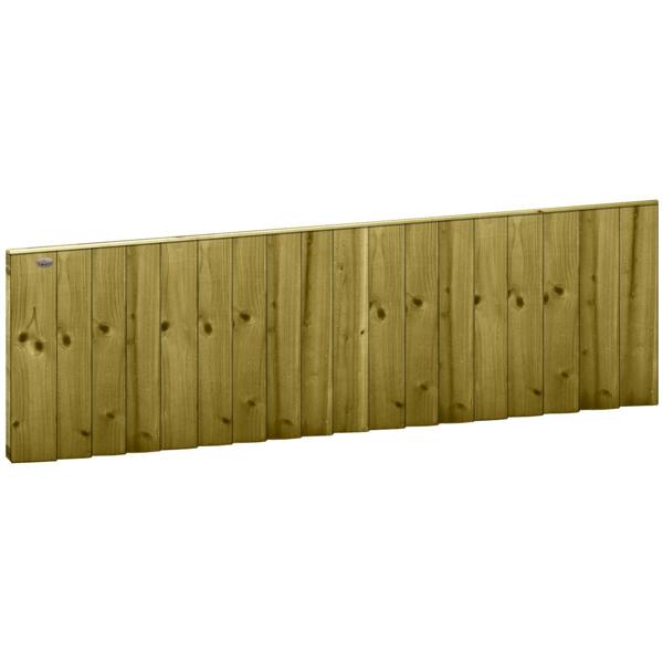 5 pack fence panel feather edge fully framed [w.6ft x h.2ft] 1